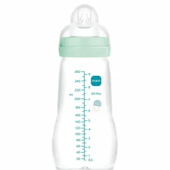 Biberon verre 260 ml Pattern fruit menthe - Tétine débit 2