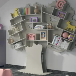 Bibliothèque arbre Tess (coloris au choix)