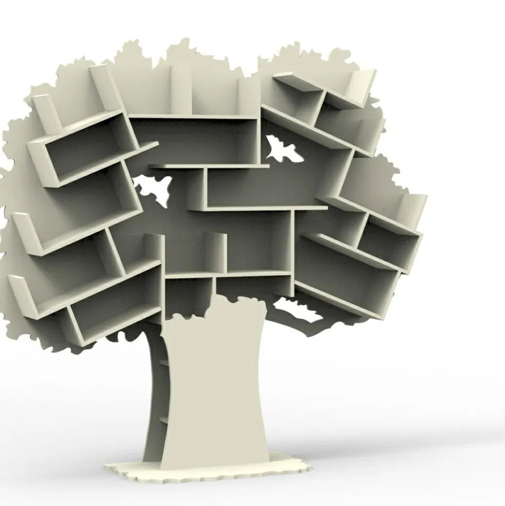 Bibliothèque arbre Tess (coloris au choix)