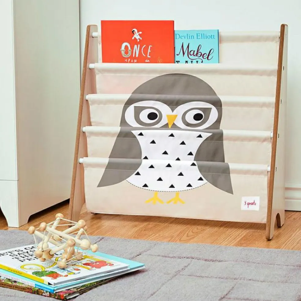 Bibliothèque en tissu Chouette