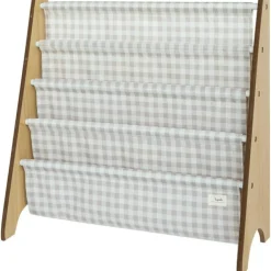 Bibliothèque en tissu recyclé Vichi beige