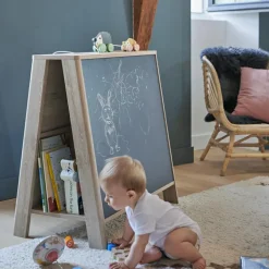 Bibliothèque et tableau noir 2 en 1 Achille