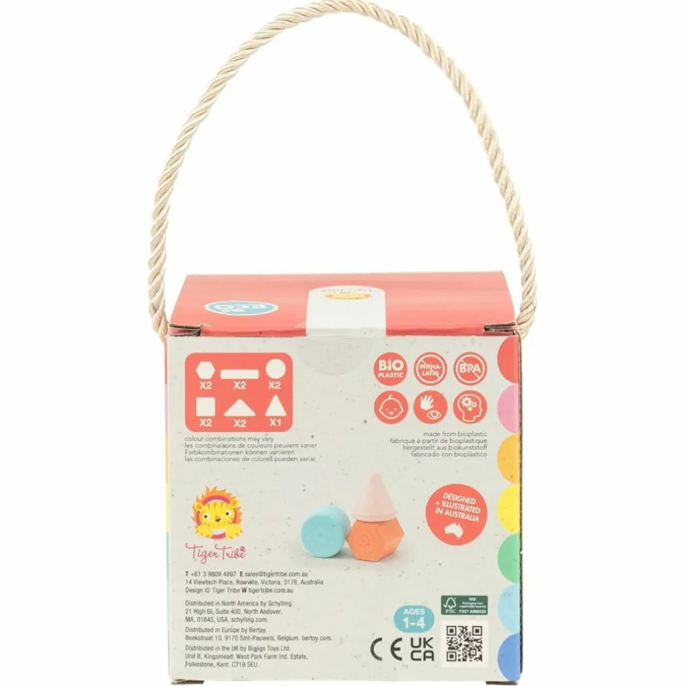 Blocs à empiler et hochet (11 pièces)