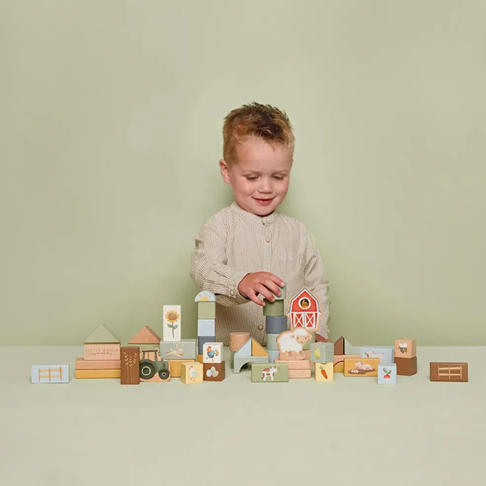 Blocs de construction en bois Little Farm