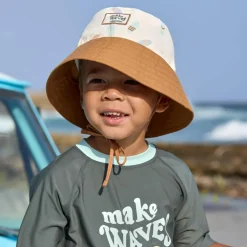 Bob anti-UV Planches de surf écru (7-18 mois)