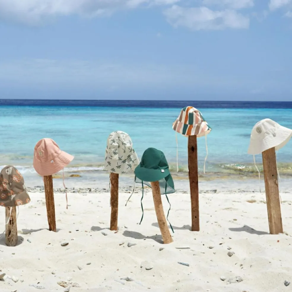 Bob réversible anti-UV Wild Cats choco (7-18 mois)