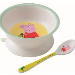 Bol ventouse avec cuillère Peppa Pig