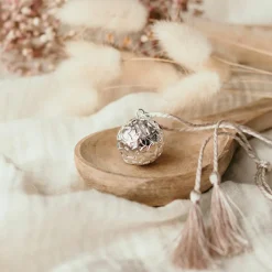 Bola de grossesse Canopée cordon personnalisable (plaqué argent 925)