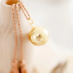 Bola de grossesse Caresse cordon blush (or jaune 18 carats)