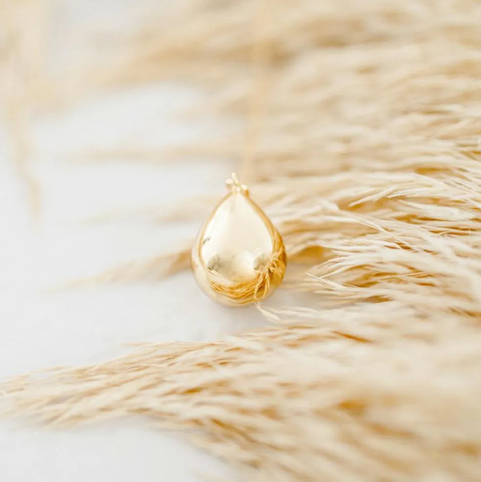 Bola de grossesse Goutte chaîne (or jaune 18 carats)