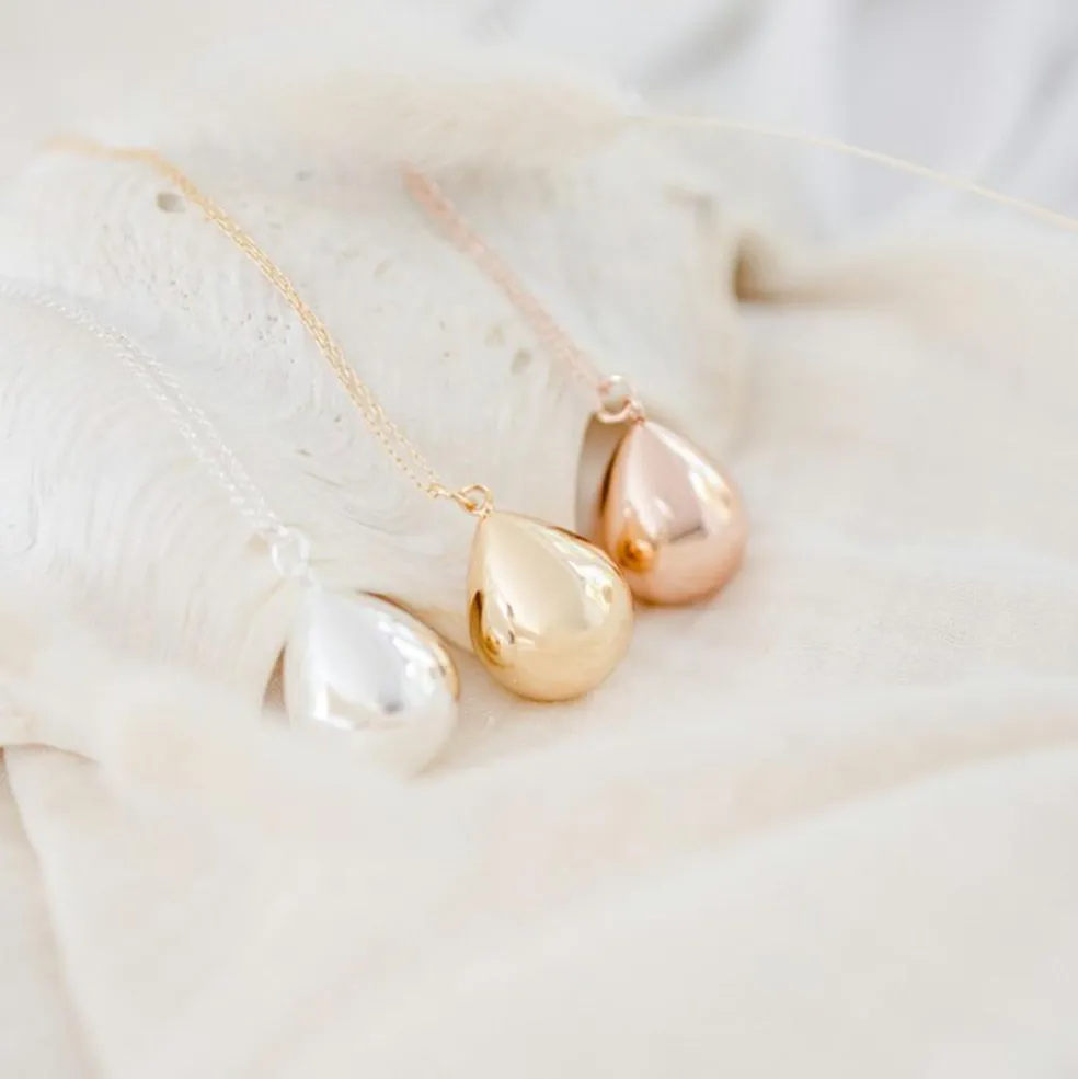 Bola de grossesse Goutte chaîne (or jaune 18 carats)