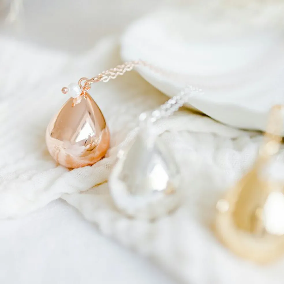 Bola de grossesse Goutte chaîne (or jaune 18 carats)