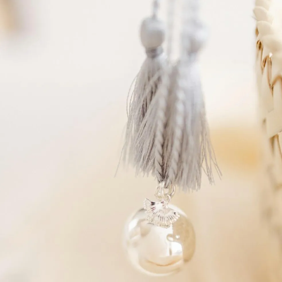 Bola de grossesse Gri-Gri Ginkgo cordon nuage (plaqué argent 925)