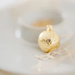 Bola de grossesse Nymphéa chaîne (or jaune 18 carats)