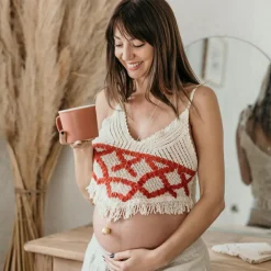 Bola de grossesse Peau à peau chaîne (or jaune 18 carats)