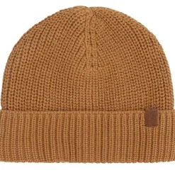 Bonnet bébé en teddy coton bio Soul Caramel (0-3 mois)