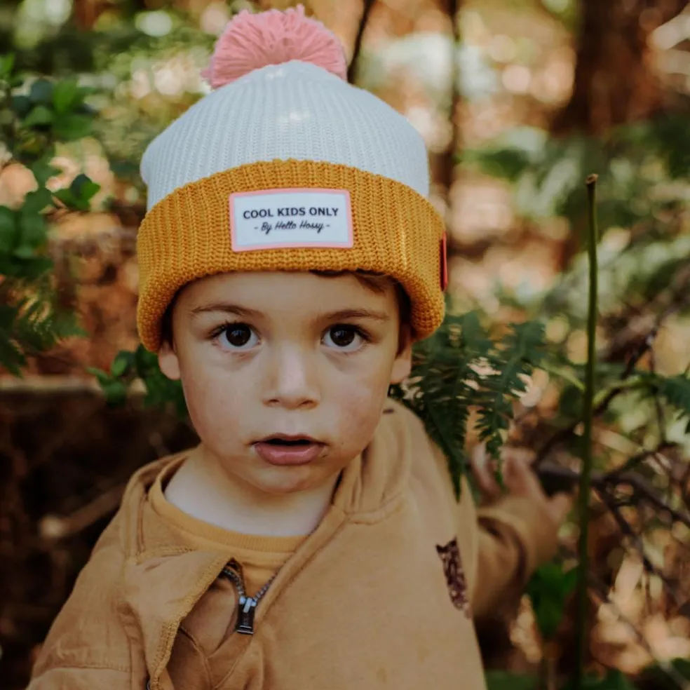 Bonnet Color Block Camel (2-5 ans)