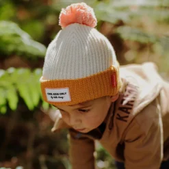 Bonnet Color Block Camel (2-5 ans)