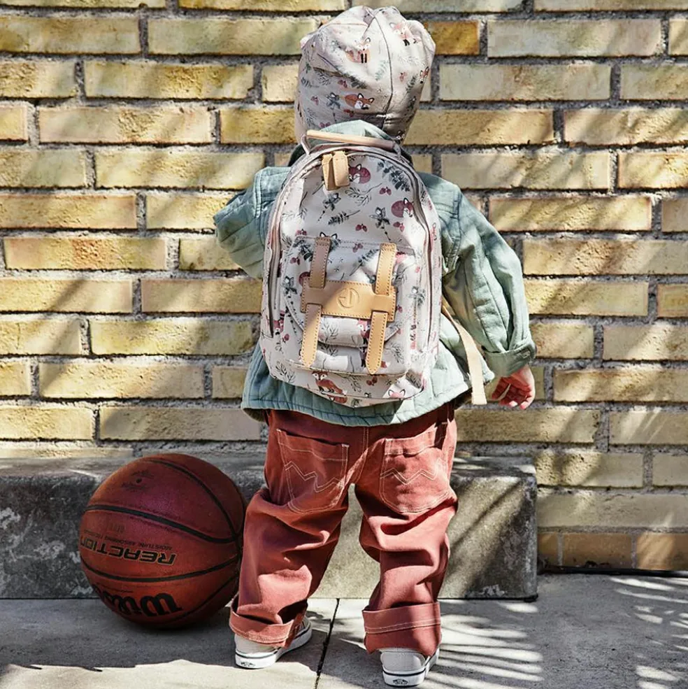 Bonnet d'automne en coton Nordic Woodland (2-3 ans)