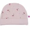 Bonnet de naissance en coton Cerise (1 mois)