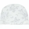 Bonnet de naissance Toile de Jouy gris