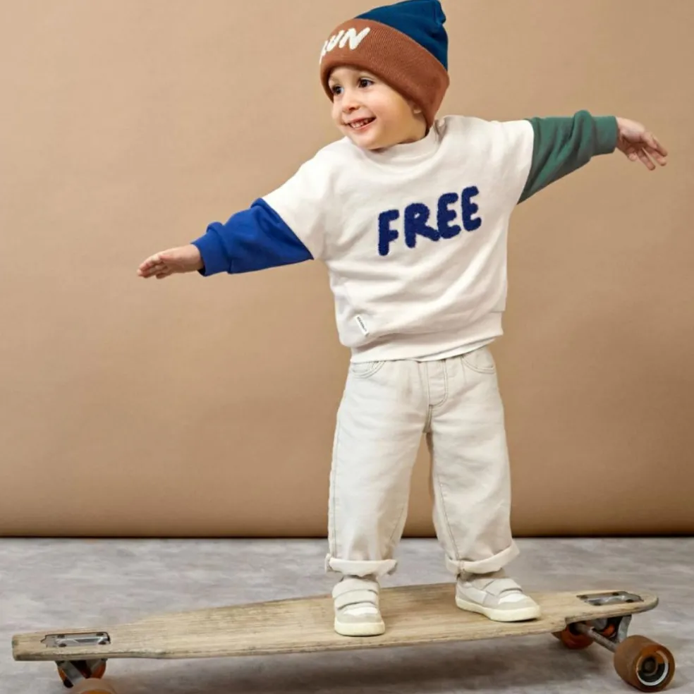 Bonnet en laine mérinos Little Gang Run (1-3 ans)