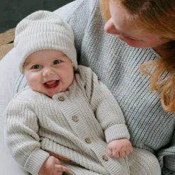 Bonnet teddy Soul Warm linen (12-18 mois)