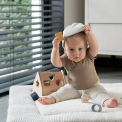 Bonnet Willow Warm linen (0-3 mois)