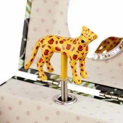 Boîte à bijoux musicale cube Savane