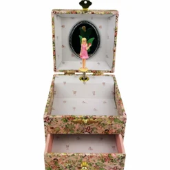 Boîte à bijoux musicale Cube Flower Fairies