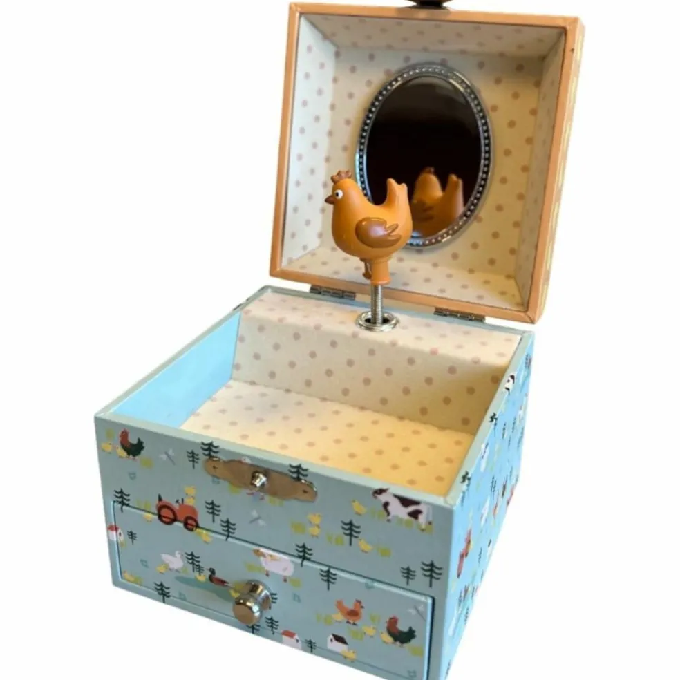 Boîte à bijoux musicale Ferme