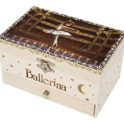 Boîte à bijoux musicale phosphorescente Ballerina