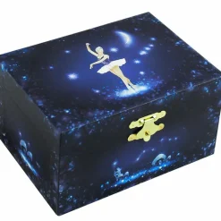 Boîte à bijoux musicale phosphorescente Ballerine bleue