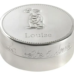 Boîte à dents métal argenté (personnalisable)