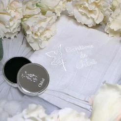 Boîte à dents métal argenté (personnalisable)