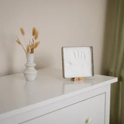 Boîte à empreintes Baby Box Carrée Jolis Cœurs