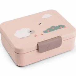 Boîte à goûter avec séparateur Tiny farm Rose