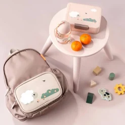 Boîte à goûter avec séparateur Tiny farm Rose
