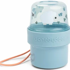 Boîte à goûter double petit Tiny farm Bleu