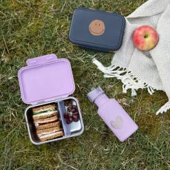 Boîte à goûter-Lunch box inox Little Gang coeur