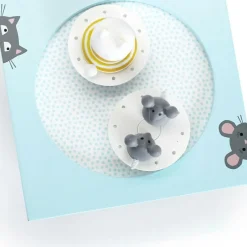 Boîte à musique magnétique chat et souris