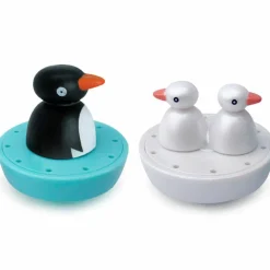 Boîte à musique magnétique famille pingouins