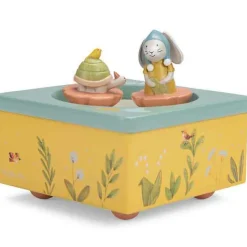 Boîte à musique Trois petits lapins