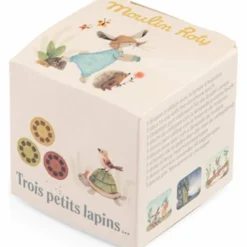 Boîte de 3 disques pour lampe à histoires Trois petits lapins