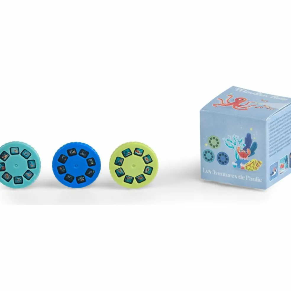 Boîte de 3 disques pour lampe à histoires Les aventures de Paulie