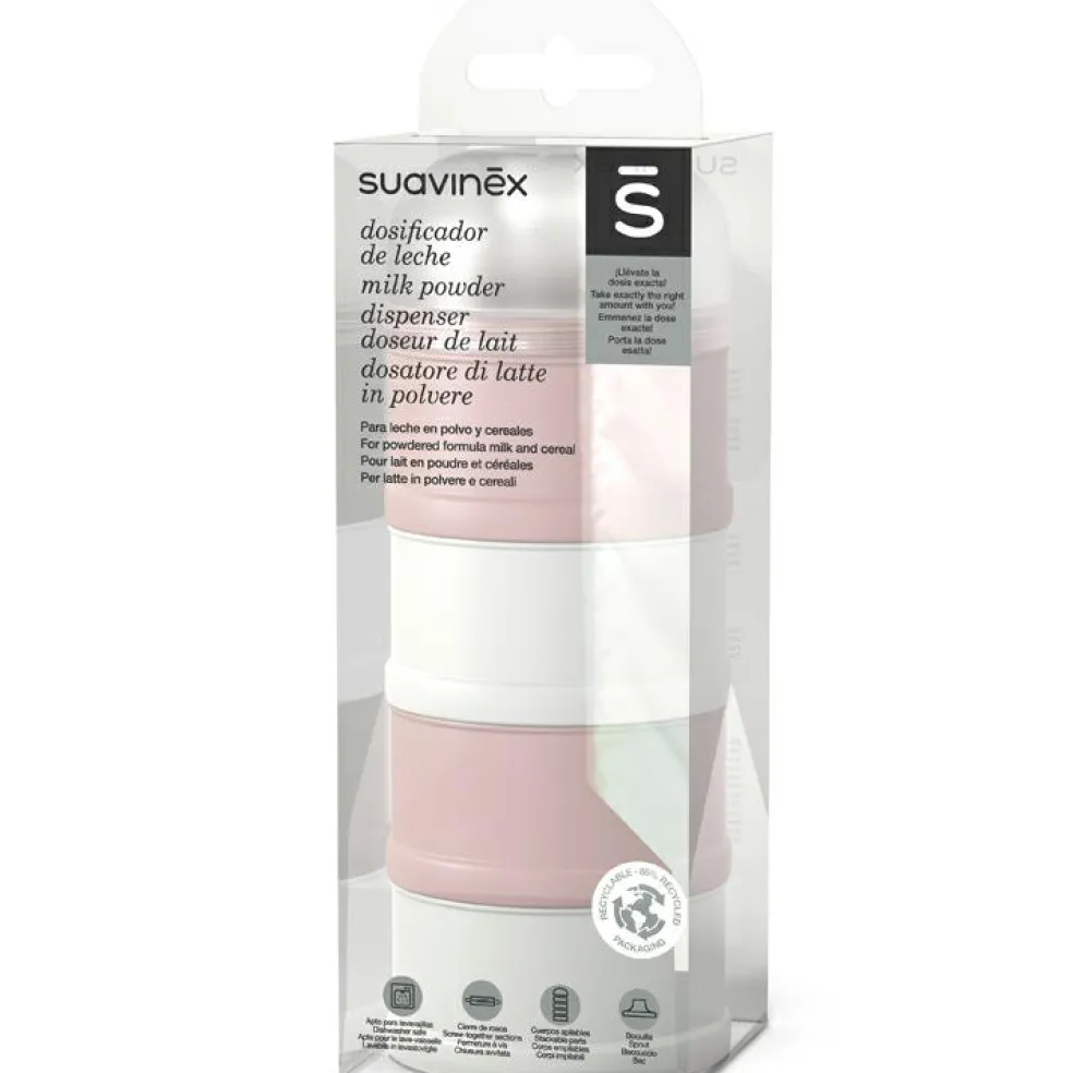 Boîte doseuse 4 compartiments Bonhomia rose