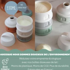 Boîte doseuse cotton white-terracotta