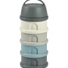 Boîte doseuse de lait empilable mineral grey-blue
