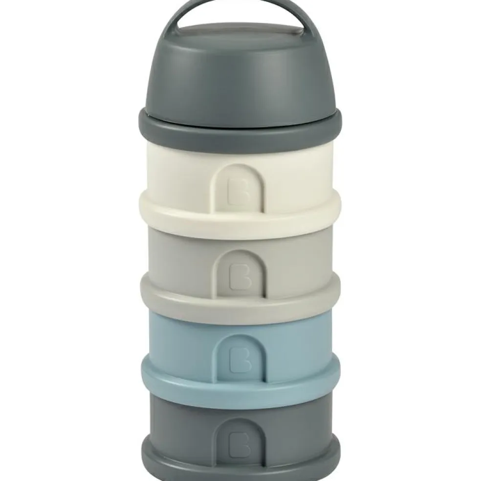 Boîte doseuse de lait empilable mineral grey-blue