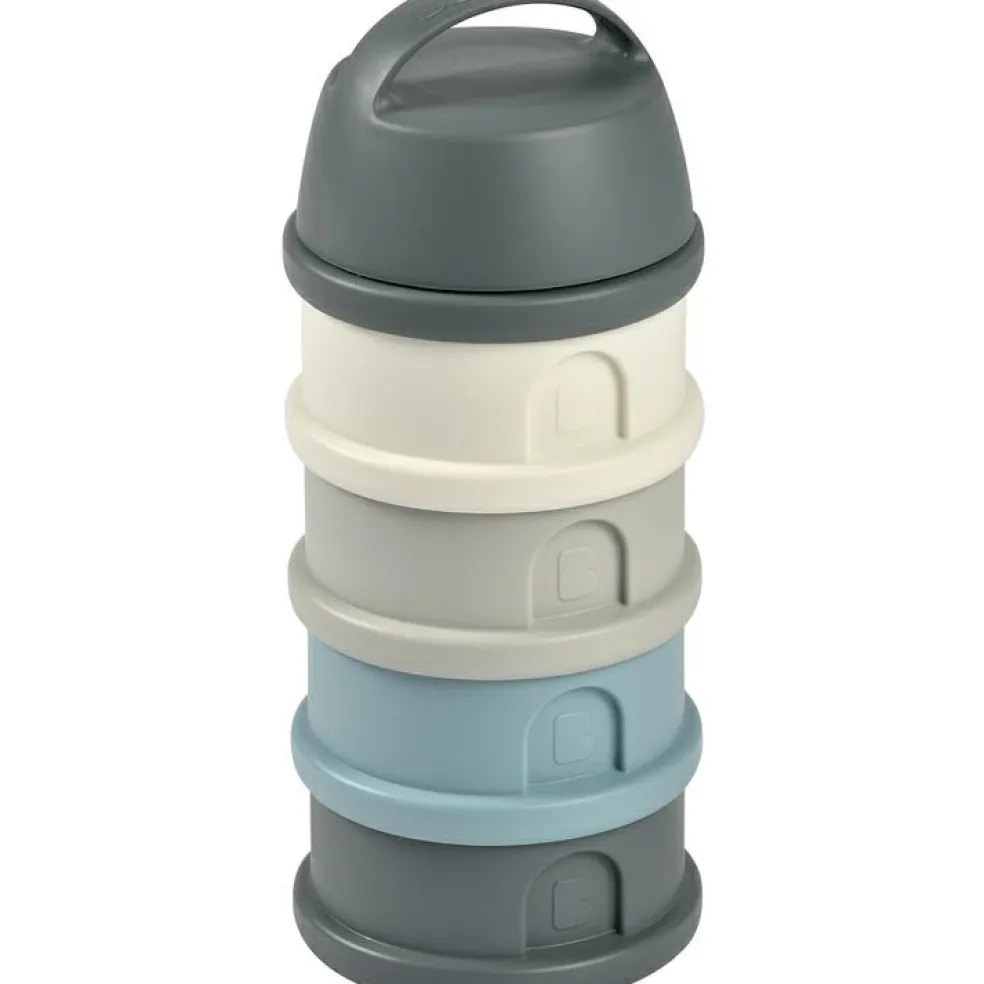 Boîte doseuse de lait empilable mineral grey-blue